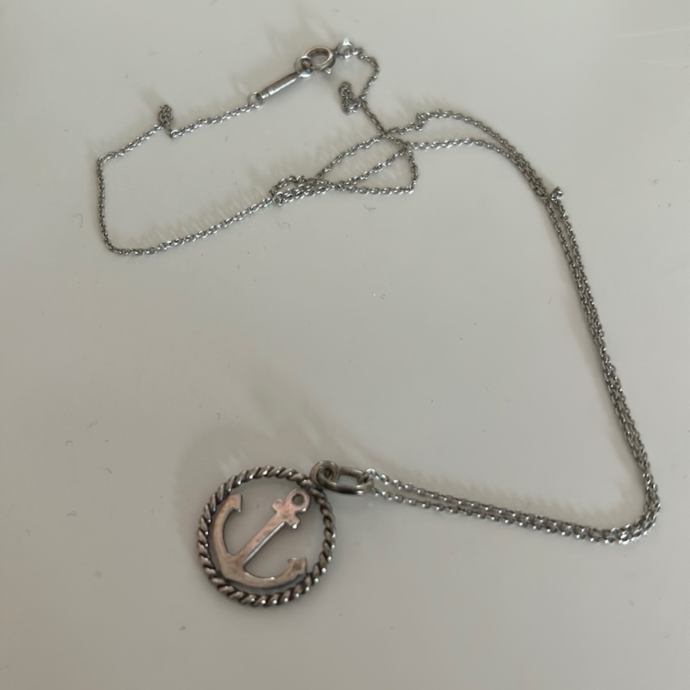 Tiffany’s Anchor Necklace